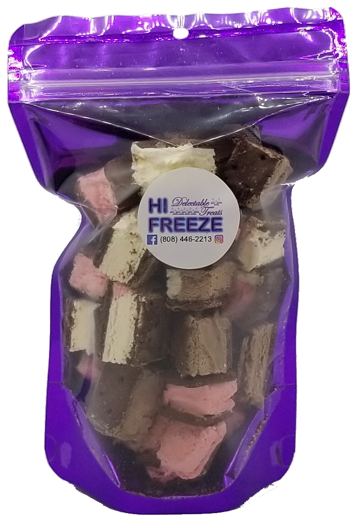 Krunch Cream Bites - Neapolitan — HI Freeze Treats - Hawaii Freeze